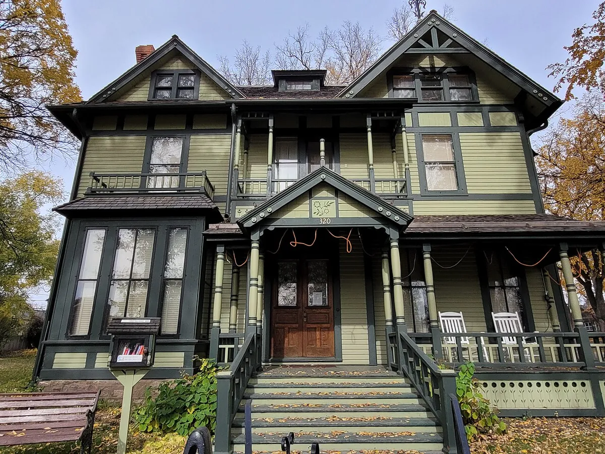 The former Governor's Mansion, a Victorian house in Bismarck