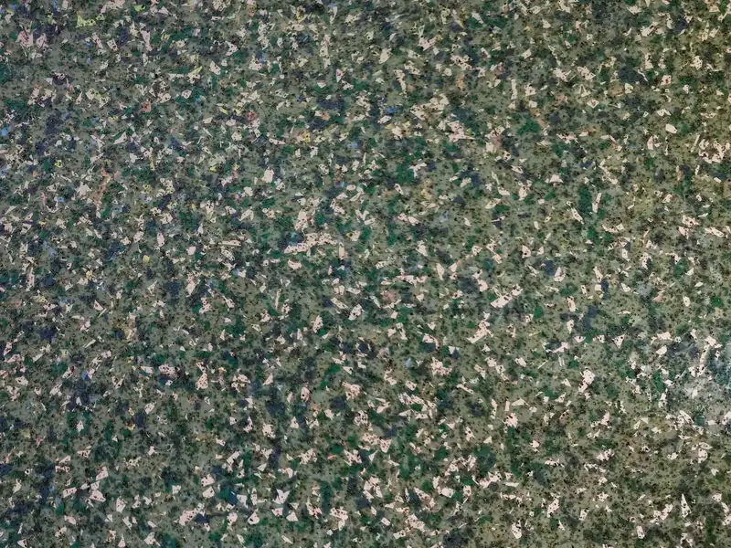 Close up of a flake epoxy floor finish for Bismarck ND garages